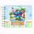 Kit Livro Colorir LIL. STI. (Azul) + 24 Canetas - Filme