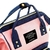 Bolsa Mochila Maternidade Mamãe Bebê Multifunção Azul com Rosa (6817) na internet