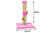 Arranhador Para Gatos Torre Sustentável Luppet Rosa - comprar online