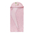 Toalha Para Bebes Com Fralda Macia e Capuz Bordado Rosa (CCABABY001)