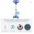 Patinete Azul com 4 Rodas para Crianças – Estável, Leve e Ajustável - comprar online