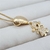 Colar com Pingente Coração Filha - Banhado a Ouro - comprar online