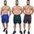 Kit 3 Bermudas masculinas street Fitness para atividade física e academia Garra Sport - loja online