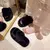 Imagem do "Conforto e Estilo para o Inverno! ❄️ Chinelos de Pelúcia Femininos com Salto Aumentado e Sola Grossa – Perfeitos para Outono/Inverno!