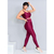 Imagem do Conjunto top com calça bojo removível fitness academia feminino cintura alta moda zero transparência