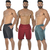 Kit 3 Bermudas masculinas street Fitness para atividade física e academia Garra Sport na internet