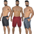 Kit 3 Bermudas masculinas street Fitness para atividade física e academia Garra Sport - Lidra.oficial