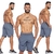 Kit 3 Bermudas masculinas street Fitness para atividade física e academia Garra Sport na internet