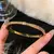 Pulseira de Aço Inoxidável com Titânio Incrustado e Zircão Banhado a Ouro – Clássica, Minimalista e Perfeita para o Uso Diário - loja online
