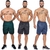Kit 3 Bermudas masculinas street Fitness para atividade física e academia Garra Sport - loja online