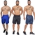 Imagem do Kit 3 Bermudas masculinas street Fitness para atividade física e academia Garra Sport