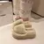 "Conforto e Estilo para o Inverno! ❄️ Chinelos de Pelúcia Femininos com Salto Aumentado e Sola Grossa – Perfeitos para Outono/Inverno! na internet