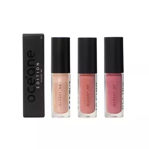 Mini Brilho Labial Nude - Glossy Me Shimmer Brown Océane Edition
