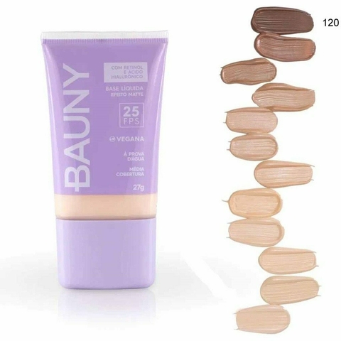 Base Facial Efeito Matte - Bauny