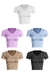 Imagen de Basica Rib Crop Cuello V