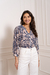 Camisa Flores Tipo Seda - comprar en línea