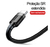 Cabo Rápido Usb Para Tipo-C Cafule Nylon 3a 1 Metro na internet