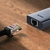 Hub USB-C 4 em 1 com RJ45, USB 3.0 e PD 100W