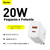 Carregador Turbo 20W USB-A + USB-C com Cabo Lightning 1m - Baseus Oficial