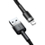 Cabo Rápido USB para Lightning Reforçado em Nylon 2.4A 1 Metro na internet