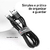 Imagem do Cabo Rápido USB para Lightning Reforçado em Nylon 2.4A 1 Metro