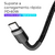 Cabo Rápido USB-C para USB-C em Nylon 60W 1 Metro - Baseus Oficial