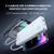 Imagem do Power Bank Turbo Airpow Lite 10000mAh 22.5W com Cabos Lightning e USB-C