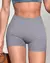 Shorts de Yoga Sem Costura de Cintura Alta
