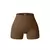 Shorts de Yoga Sem Costura de Cintura Alta - loja online