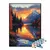 Kit de Pintura Numerada - Montanhas ao Pôr do Sol