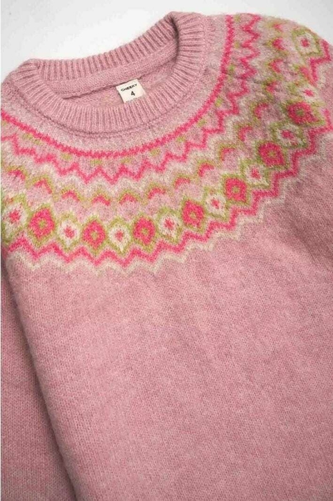 Sweter Jacquard