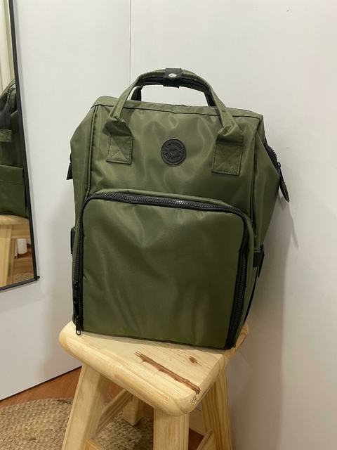 Mochila Maternal París Verde