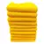 KIT 10 UNIDADES KERS TOALHA DE MICROFIBRA DUAL LOOP 60X40CM 360GSM SEM BORDA AMARELO - comprar online