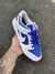 Nike Dunk low Branco/Azul escuro