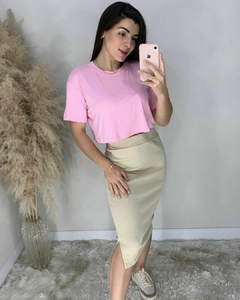 Cropped Amplo em Viscolycra