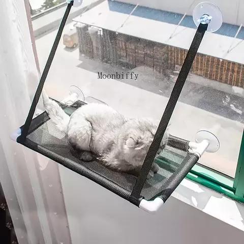Rede para gatos, rede de verão para animais de estimação, janela, cama para c