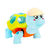 Tartaruga Brinquedo Infantil Dançante Som Luz Crianças Bebe Cor:Azul - comprar online