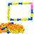 Brinquedo De Montar Interativo Plástico Blocos Infantil Coloridos Tubos Pequenos Canos Encaixar - comprar online
