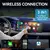 Multimidia Carplay portátil universal para tela do carro, Tela Carplay sem fio Car Stereo