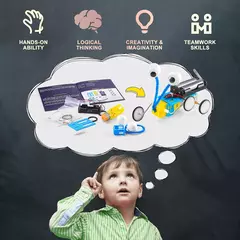 Kit de Ciência de Robótica STEM 6 em 1, Construir Experimentos Científicos Pr - comprar online