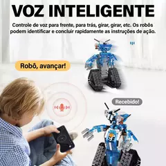 Imagem do Blocos de Construção - Robô com comando de voz.