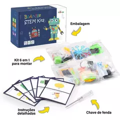 Kit de Ciência de Robótica STEM 6 em 1, Construir Experimentos Científicos Pr na internet