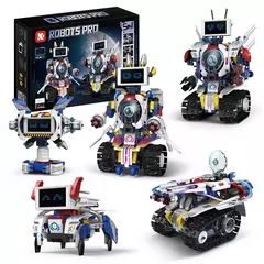 Imagem do Blocos de Montar - Robô 5 em 1 com controle remoto.