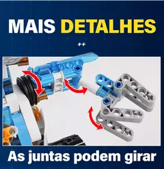 Blocos de Construção - Robô com comando de voz.