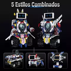 Blocos de Montar - Robô 5 em 1 com controle remoto. - loja online