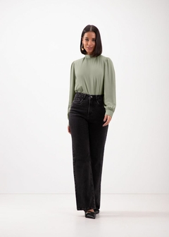 CALCA JEANS COM ELASTANO PRETO - comprar online