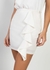 SAIA LUREX CURTA COM BABADO