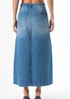 SAIA JEANS MIDI COM FENDA - comprar online