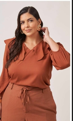 BLUSA TECIDO MANGA LONGA - loja online