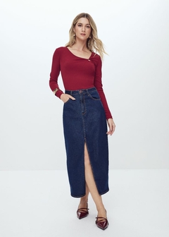 SAIA MIDI JEANS - comprar online